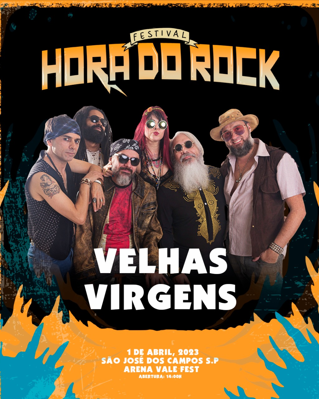 Festival Hora do Rock São José dos CamposSP Tour O Bar Me Chama