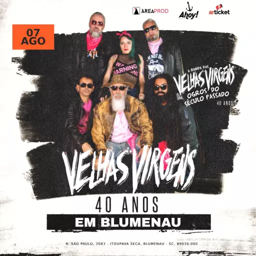 Ahoy!Tavern Club - Blumenau - SC - Ogros do século passado - Velhas 40 anos