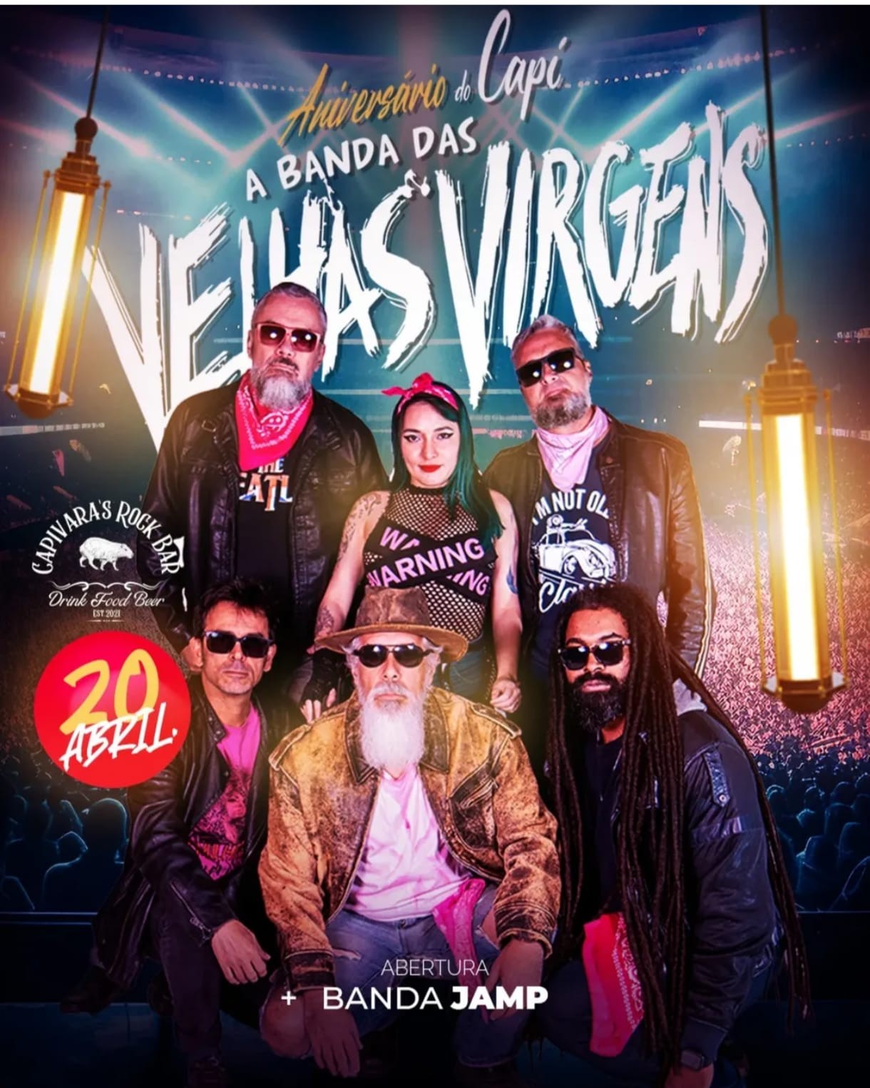 Capivaras Rock bar - Ponta Grossa - PR - Ogros do Século Passado - Velhas 40 anos