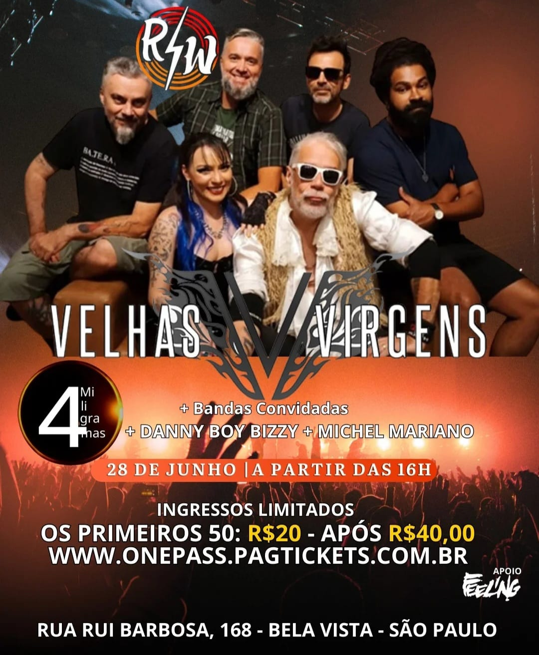 Rock Club - São Bernardo do  Campo - SP - Ogros do século passado - Velhas 40 anos
